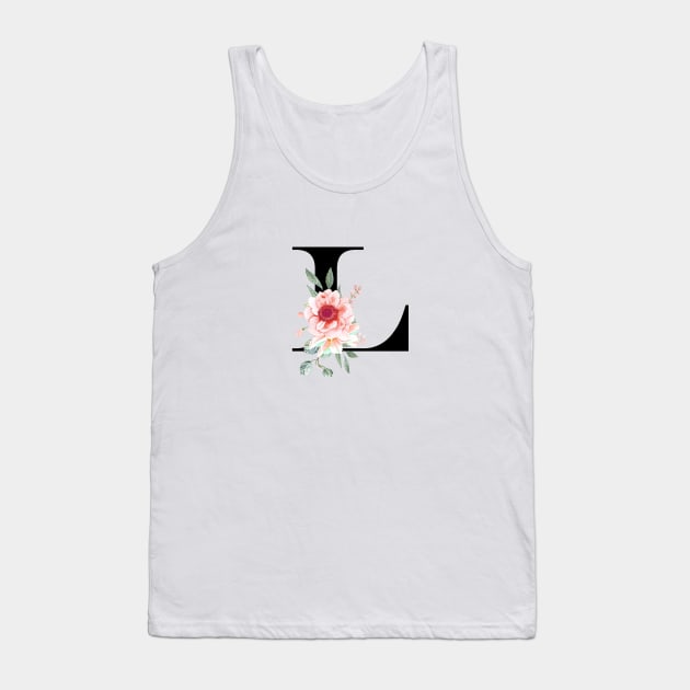 LETTER MONOGRAM L Tank Top by LatiendadeAryam